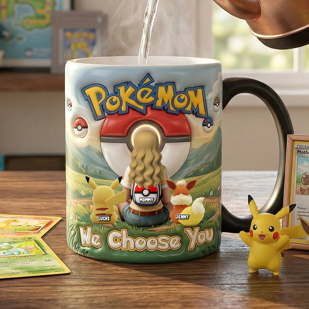 “We Choose You, Mom!” - Personalized Magic Mug for Moms and Grandmas Coffee Mug PopCulturePrints