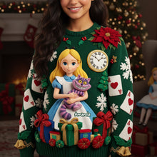 Load image into Gallery viewer, Enchanted Dreams Ugly Sweater - A Magical Gift for Fantasy Lovers AOP Products PopCulturePrints
