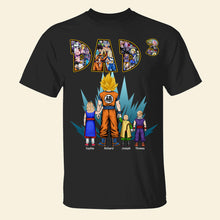 Load image into Gallery viewer, Personalized Dragon Ball Z Dad and Kids T-Shirt
