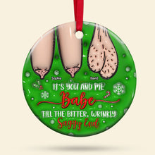 Load image into Gallery viewer, Personalized Couple Ornament - Quirky &amp; Fun Valentine&#39;s Day Gifts Ornament PopCulturePrints
