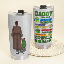 Load image into Gallery viewer, Personalized Ninja Dad Tumbler - You&#39;re My Favorite Hero Tumbler Cup PopCulturePrints
