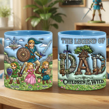 Load image into Gallery viewer, The Legend of Dad - Personalized Father's Day Mug | Unique Gift for Dad and Grandpa Coffee Mug PopCulturePrints
