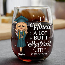 Load image into Gallery viewer, To My Badass Daughter - Hug This Pillow Until You Can Hug Me - Custom Sequin Pillow Wine Glass PopCulturePrints
