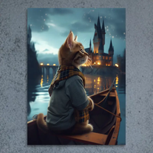 Load image into Gallery viewer, Wizard Cat Enchanted Canvas Poster - Perfect Gift for Cat Lovers
