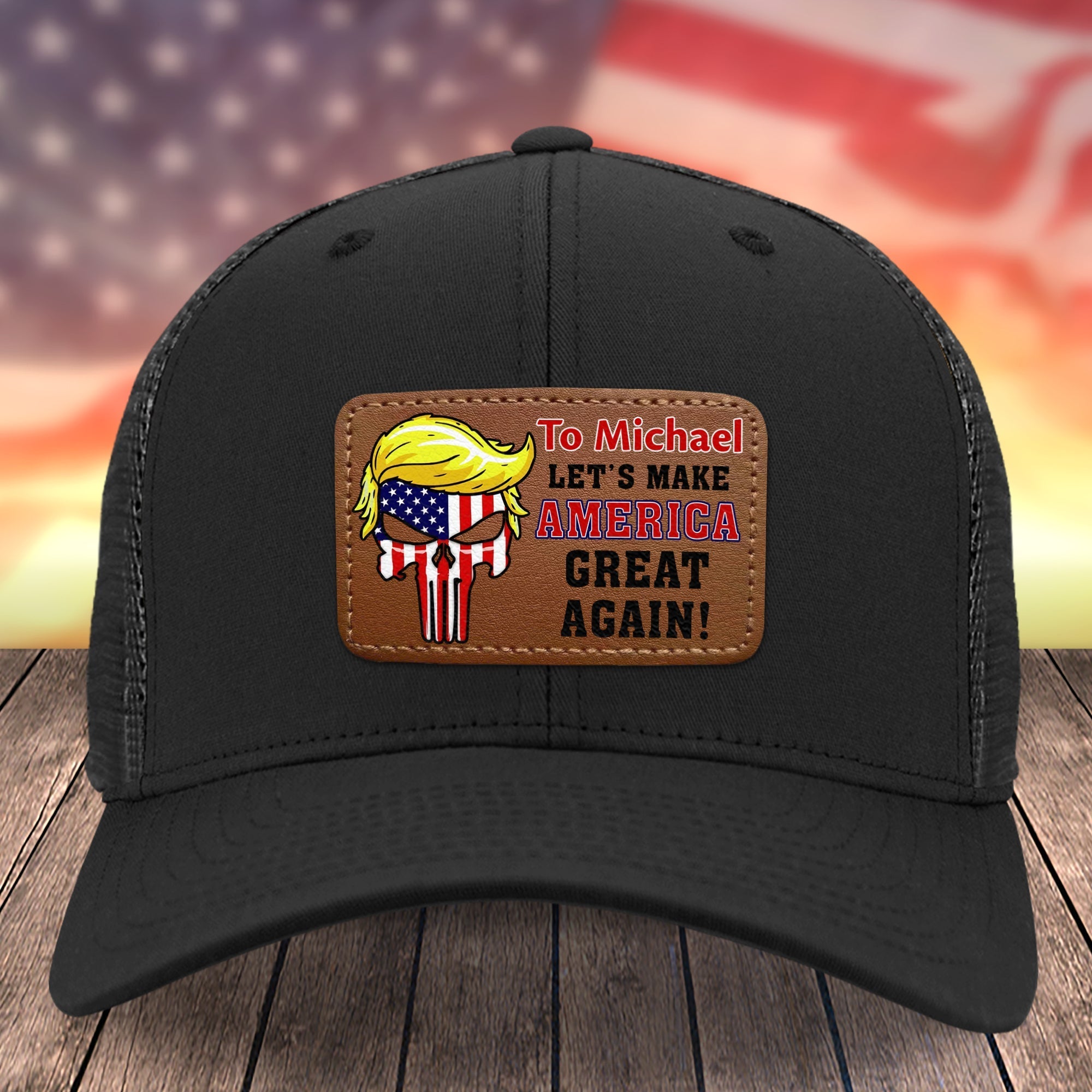 Personalized Make America Great Again Skull Cap