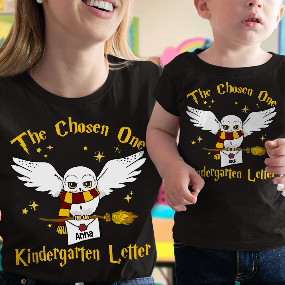 Personalized Kindergarten Acceptance T-Shirt - The Chosen One