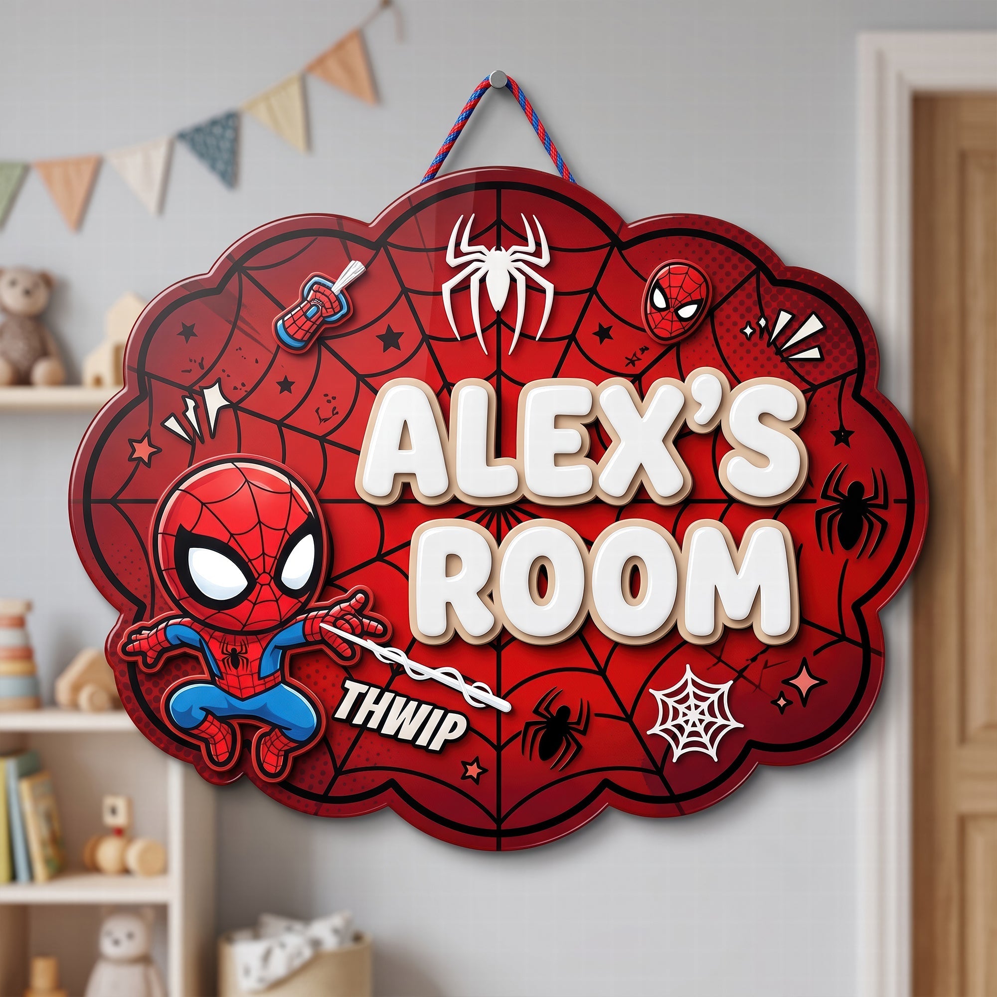 Hero Room Door Acrylic Sign - Personalized Gifts For Kid 03naqn020726 Acrylic Sign PopCulturePrints