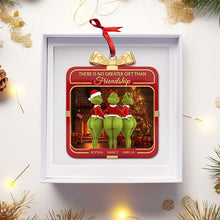 Load image into Gallery viewer, Friendship: The Greatest Gift - Personalized Christmas Ornament for Best Friends Ornament PopCulturePrints
