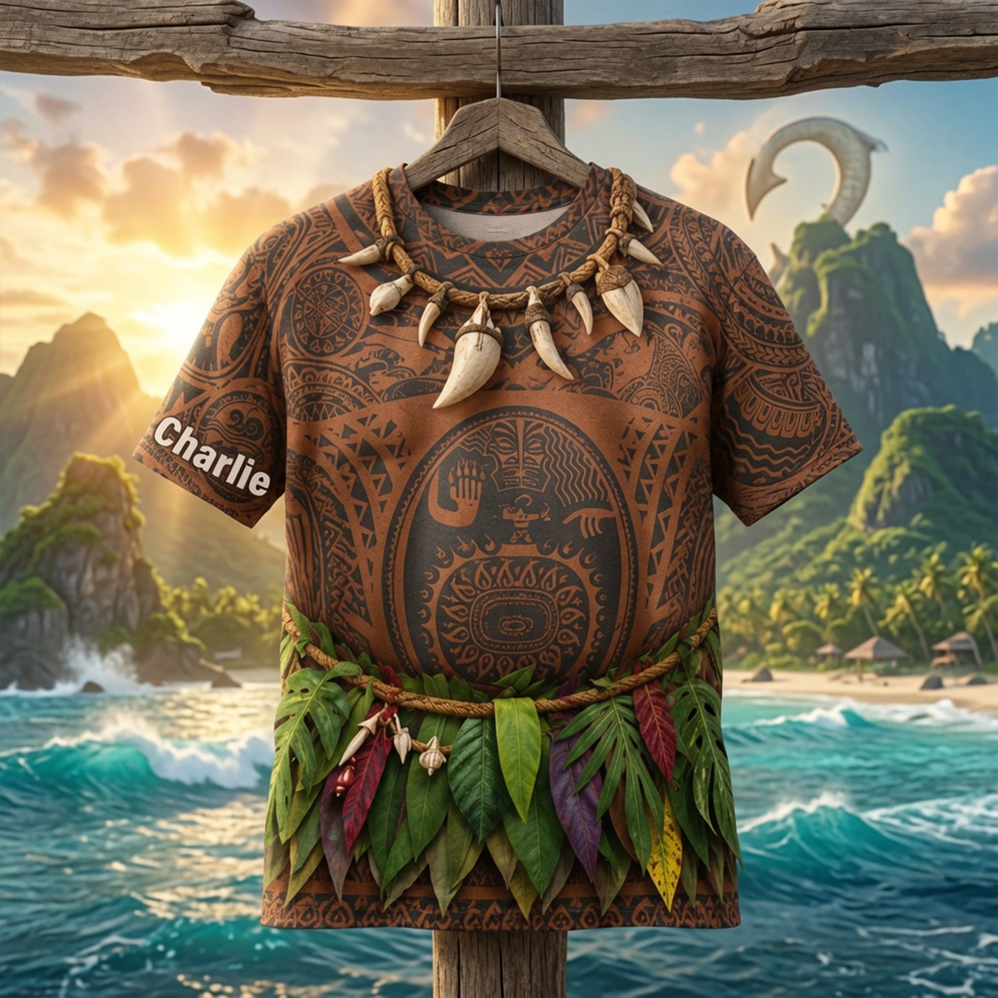 Island Spirit Shirt - Personalized Gifts 05NALU010726 AOP Products PopCulturePrints