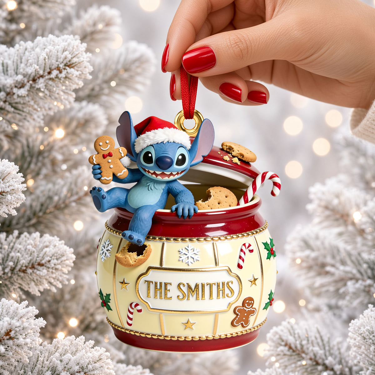 Celebrate the Joy of Giving - Playful Buddy Jam Jar Ornament - Personalized Christmas Gift for Everyone