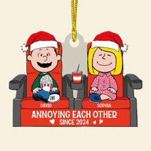 Load image into Gallery viewer, Customized Christmas Couple Ornament - Funny and Unique Valentine’s Day Gifts Ornament PopCulturePrints
