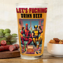 Load image into Gallery viewer, Funny Superhero Beer Glass - Movie Fans Gift
