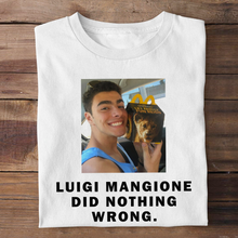 Load image into Gallery viewer, Luigi Mangione Supporter T-Shirt
