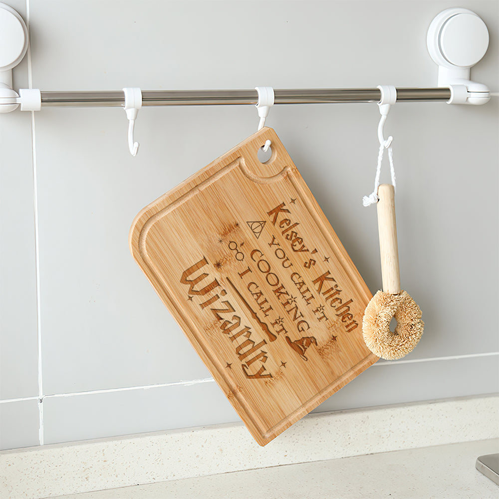 Personalized Wizardry Kitchen Cutting Board