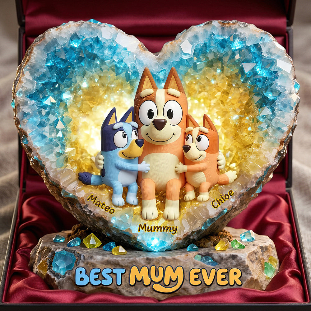 Best Mum Ever - Personalized Acrylic Plaque for Mom, Grandma & Special Women Shaped Plaques PopCulturePrints