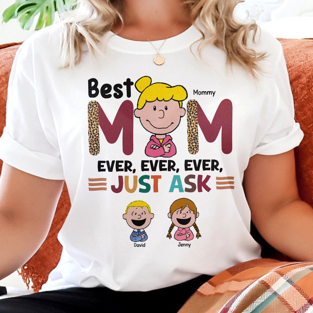 Best Mom Ever Personalized Shirt Shirts PopCulturePrints