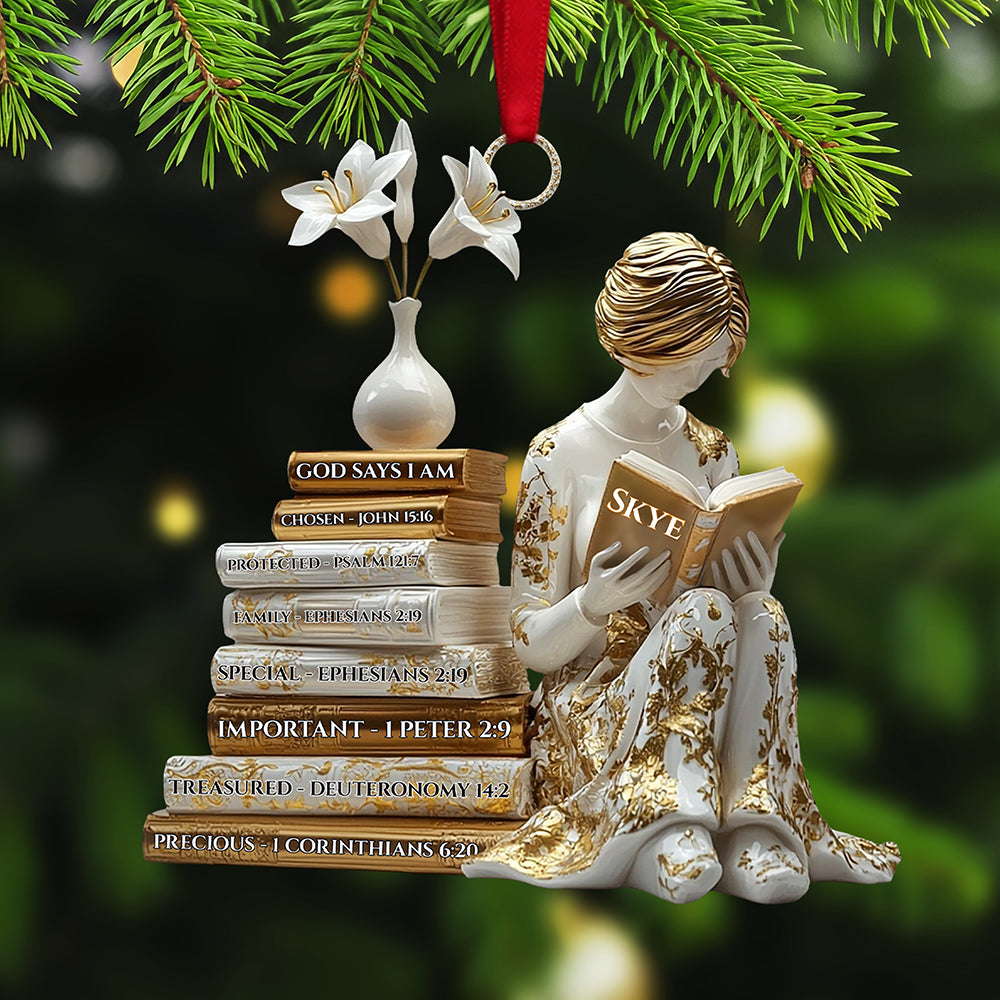 Acrylic Ornament for Book Lovers - Personalized Gifts for the Literary Enthusiast