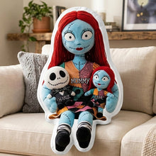 Load image into Gallery viewer, Embrace Spooky Love - Personalized Pillow for Mom &amp; Kids Pillow PopCulturePrints
