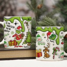 Load image into Gallery viewer, Personalized Teacher Christmas Coffee Mug - Custom Name | 15oz
