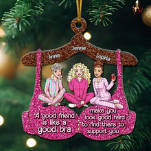 Load image into Gallery viewer, Personalized Christmas Friendship Ornament - Unique Gift for Best Friends Ornament PopCulturePrints
