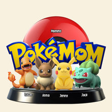 Load image into Gallery viewer, &quot;A Magical Gift for Every PokeMom – Personalized Plaque for Mom and Grandma&quot; Shaped Plaques PopCulturePrints
