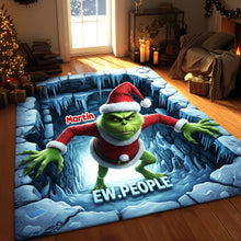 Load image into Gallery viewer, Celebrate Christmas with the Grinch – Personalized Doormat for Cartoon Lovers Doormat PopCulturePrints
