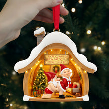 Load image into Gallery viewer, I Adore You and Love Every Part of You - Gnome Couple Ornament - Personalized Gift for Couples Ornament PopCulturePrints
