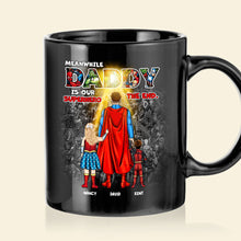 Load image into Gallery viewer, Personalized Superhero Dad Coffee Mug - Custom Gift for Father&#39;s Day Coffee Mug PopCulturePrints

