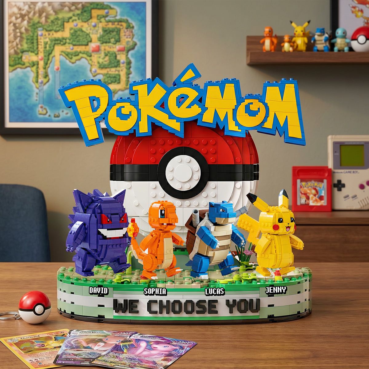 Mommy We Choose You - Personalized Acrylic Plaque Gift for Moms, Grandmas, and More Shaped Plaques PopCulturePrints