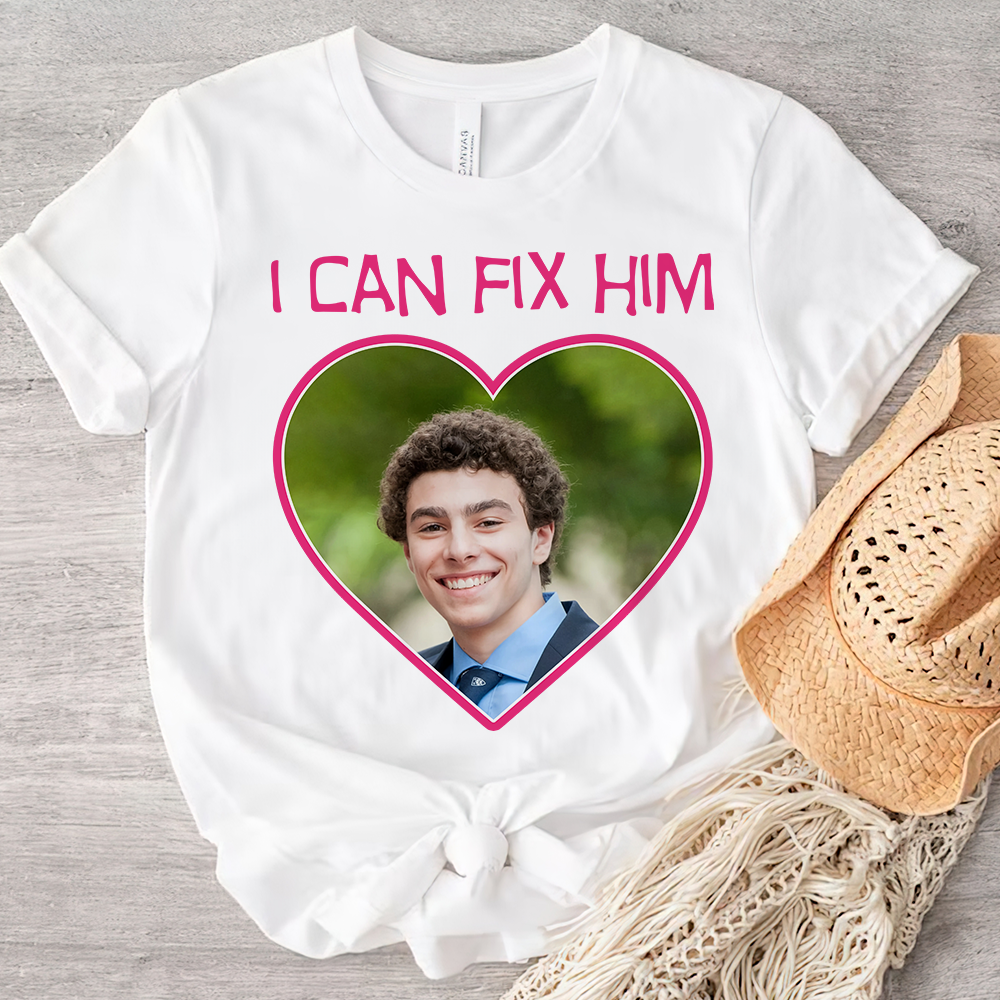 Personalized 'I Can Fix Him' Heart Sweatshirt