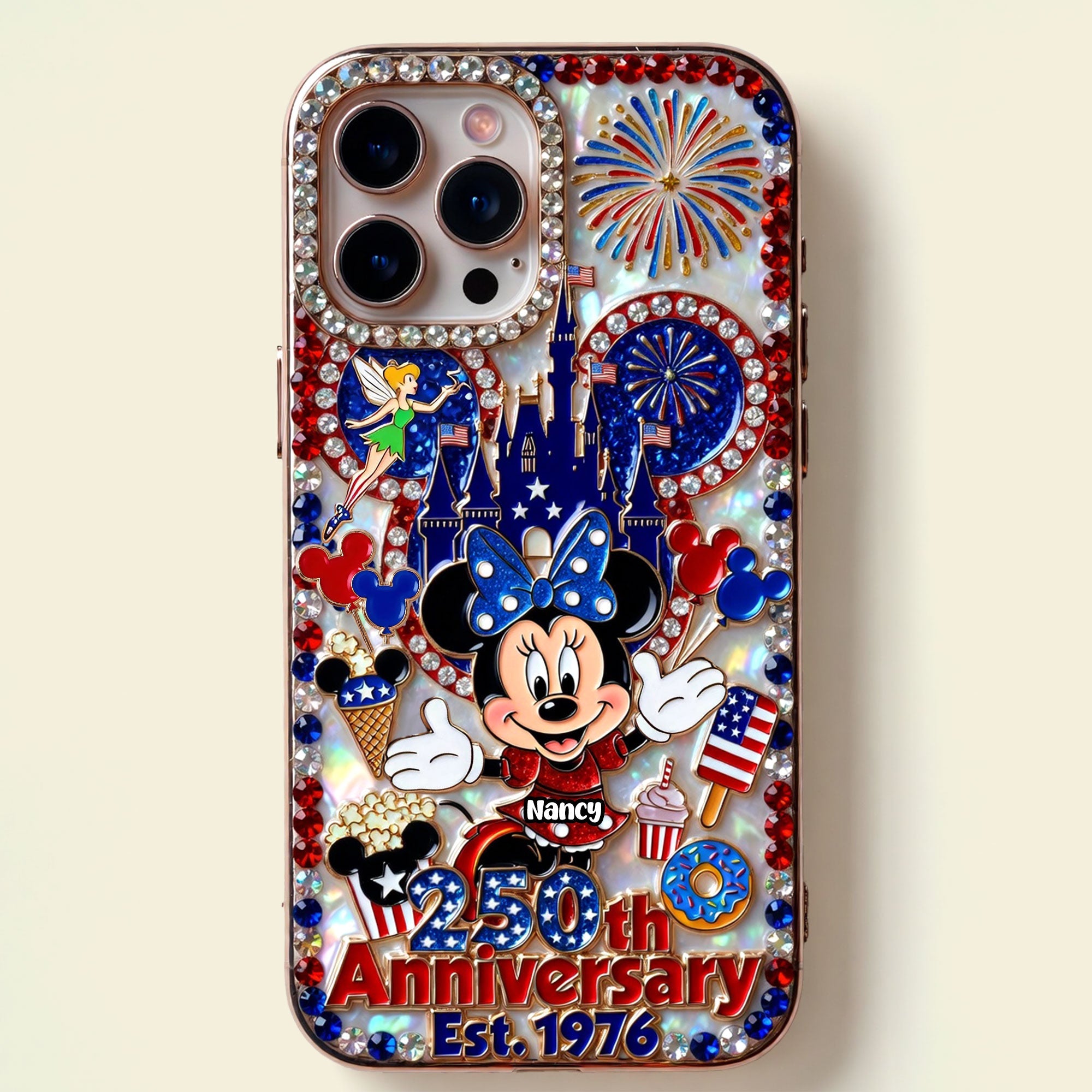 Celebrate 250 Years of Freedom - Personalized Proud American Phone Case - Gifts for Patriots and Enthusiasts Phone Case PopCulturePrints