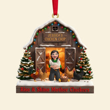 Load image into Gallery viewer, “All I Want for Christmas Is to Touch Your Butt” - Funny Old Couple Christmas Ornament - Personalized Gift for Couples Ornament PopCulturePrints
