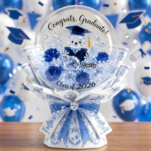 Load image into Gallery viewer, Congrats, Graduate! Celebrate Your Achievements - Graduation Blooming Bouquet Shaped Plaque - Personalized Gift for Graduates Shaped Plaques PopCulturePrints
