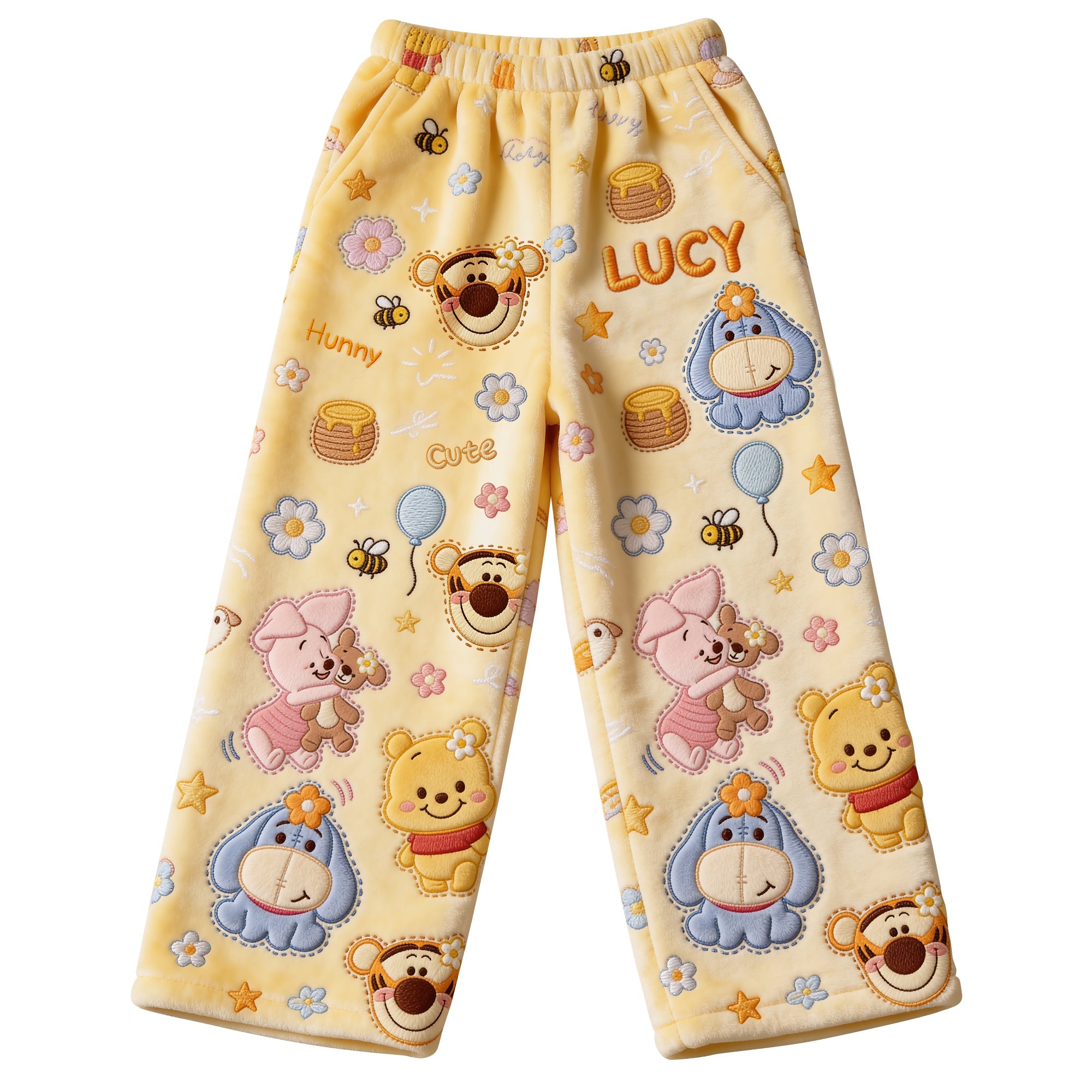 Bring Joy with Personalized Lovely Characters Pajama Pants - A Unique Gift for All Occasions Pajama Pant PopCulturePrints