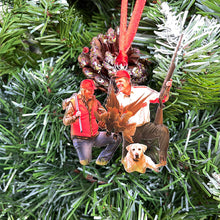 Load image into Gallery viewer, Personalized Hunting Lovers Figurine Ornament Ornament PopCulturePrints

