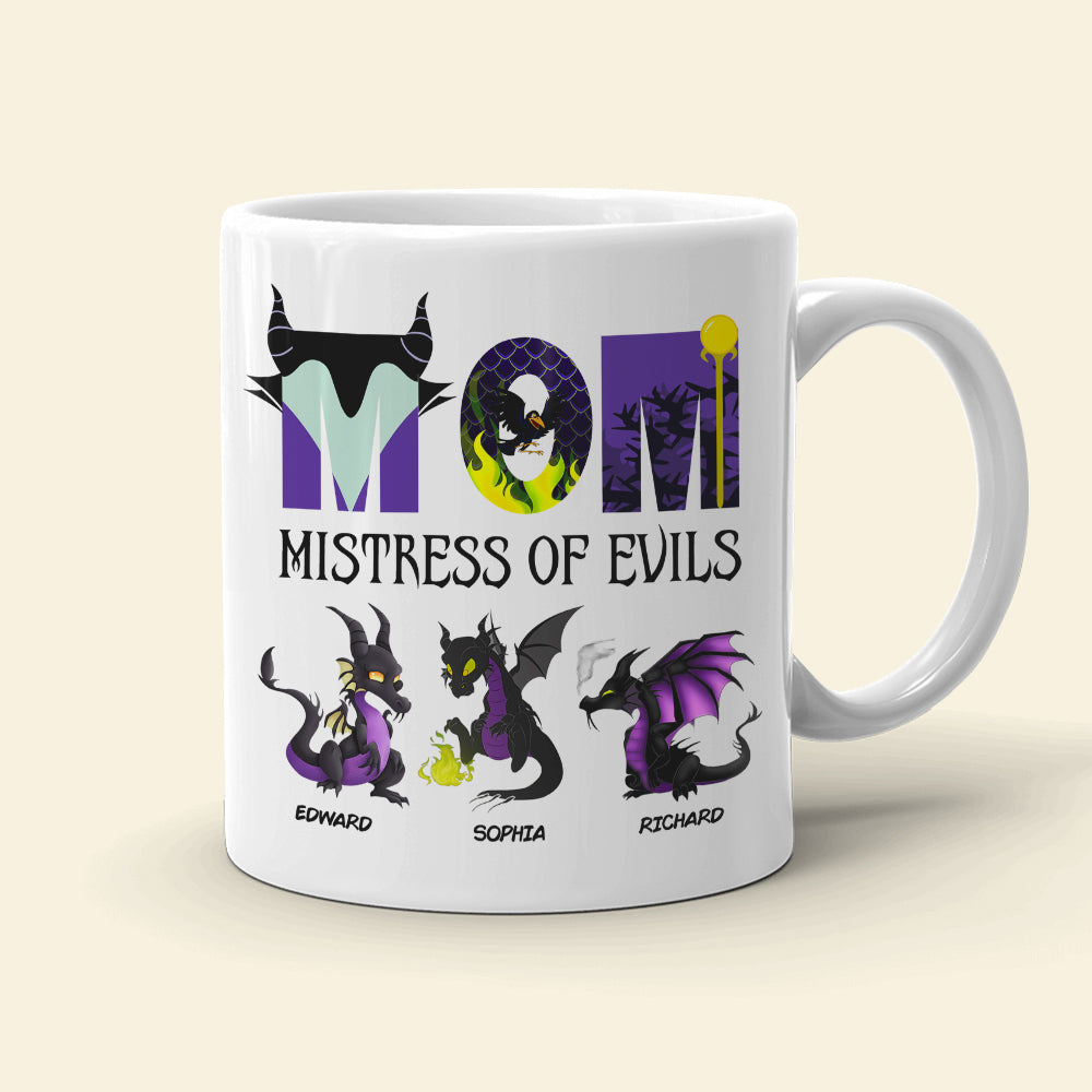 Personalized Evil Mom Mistress of Evils Coffee Mug Coffee Mug PopCulturePrints
