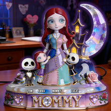 Load image into Gallery viewer, “Every Day is a Journey, and the Journey Itself is Home” - Dark Fantasy Mom &amp; Kids Light Box - Personalized Gift for Mothers Light Box PopCulturePrints
