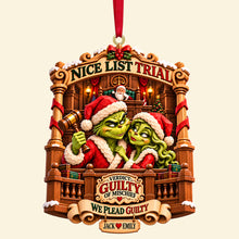 Load image into Gallery viewer, Couple Nice List Trial Christmas Ornament - Personalized Gifts For Couple 08hatn121026 Ornament PopCulturePrints
