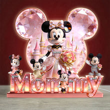 Load image into Gallery viewer, “Celebrate Love!” - Personalized Love Mommy Acrylic Light Box - Custom Gift for Moms, Grandmas, and Loved Ones Light Box PopCulturePrints

