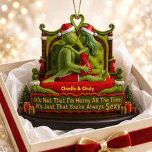 Load image into Gallery viewer, Playful Couple Acrylic Ornament - Personalized Christmas Gifts for Couples
