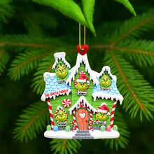 Load image into Gallery viewer, Celebrate Family Joy with Our Grinch-Inspired Christmas Ornament - Personalized Gift for Loved Ones Ornament PopCulturePrints
