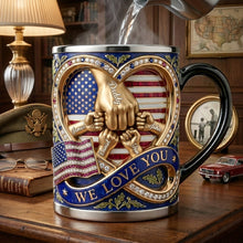 Load image into Gallery viewer, We Love You Dad - Celebrate America's 250th Anniversary - Custom Magic Mug Gift for Dads &amp; Grandpas
