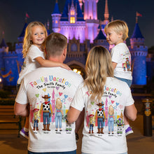 Load image into Gallery viewer, “Create Unforgettable Family Memories” - Personalized Family Vacation Shirt - Custom Gift for Families, Friends, and Kids
