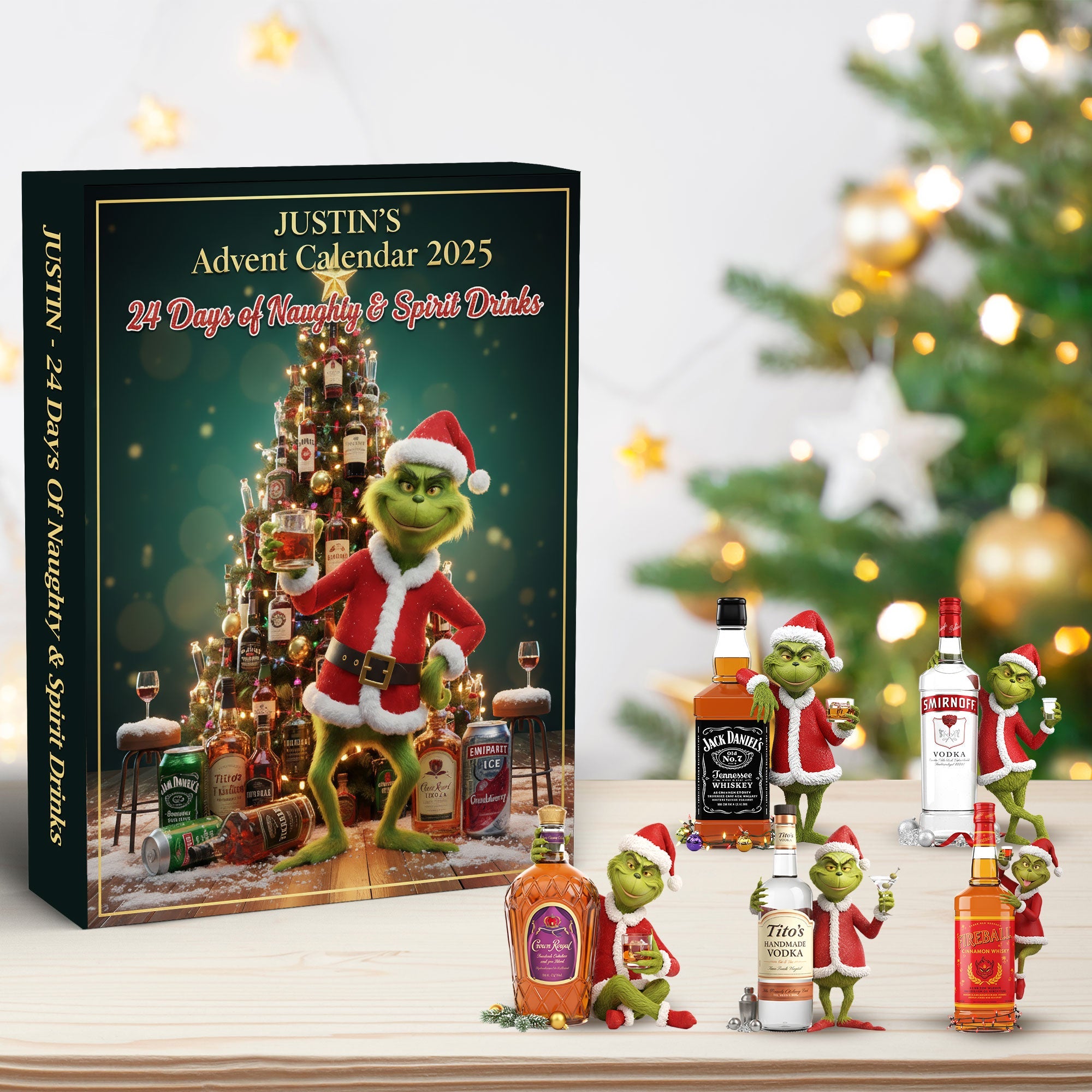 Unleash the Festive Fun! - Christmas Drinking Monster Blind Box - Personalized Gifts for Drinking Lovers Advent Calendar PopCulturePrints