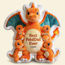 Load image into Gallery viewer, “Best PokeDad Ever” - Custom Shape Pillow - Perfect Personalized Gift for Dads, Grandpas, and More Pillow PopCulturePrints
