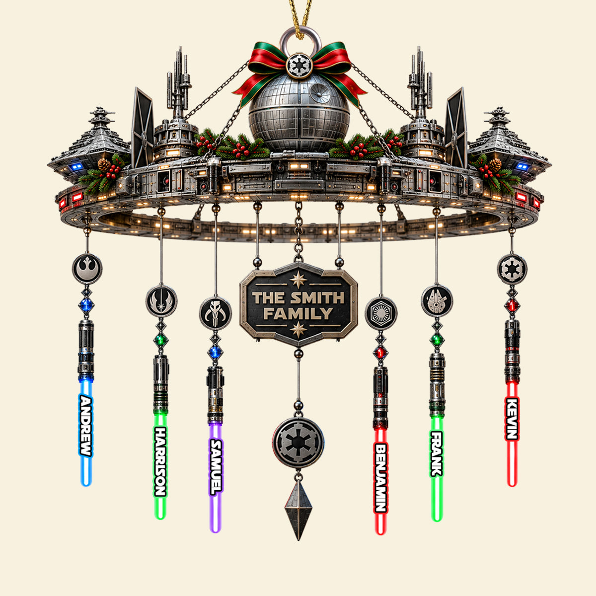 “Bring a Galaxy Home!” - Imperial Darkness Universe Ornament - Personalized Gift for Movie Enthusiasts Ornament PopCulturePrints