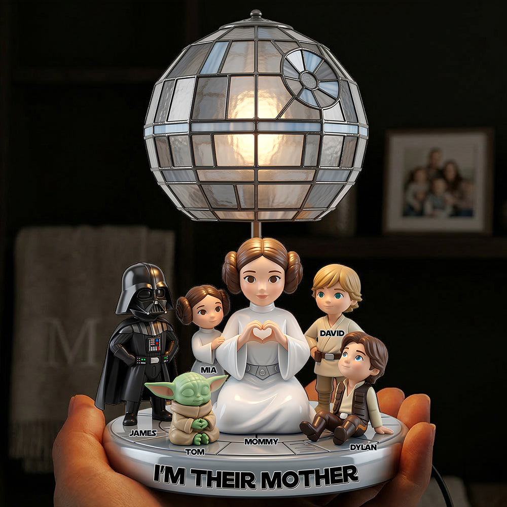 I'm Their Mother - Super Mom & Tiny Fighter Light Box - Personalized Gifts for Mom Light Box PopCulturePrints