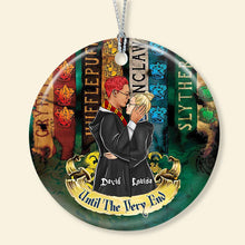 Load image into Gallery viewer, Personalized Wizard Couple Christmas Ornament - Until The Very End
