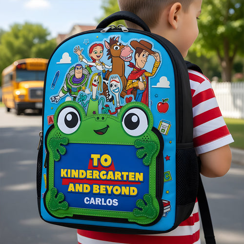 “Adventure Awaits!” - Personalized Kids Backpack - Perfect Gift for Students, Back to School Backpack PopCulturePrints