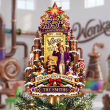 Load image into Gallery viewer, "Embrace the Magic of Christmas" - Personalized Tree Topper, Custom Gift for Families, Friends &amp; Loved Ones Ornament PopCulturePrints
